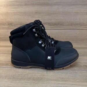 Sorel Ankeny II Men's Hiker Waterproof Boots Size 11 Black/Gum Mid Insulated